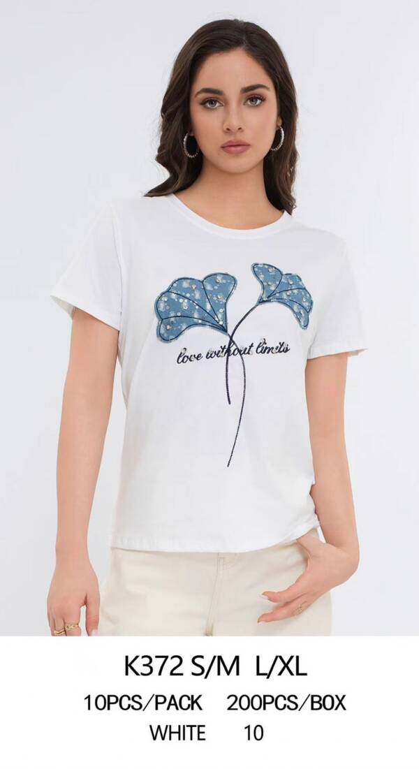 Bluzki damskie Roz S/M-L/XL, 1 kolor Paczka 10 szt